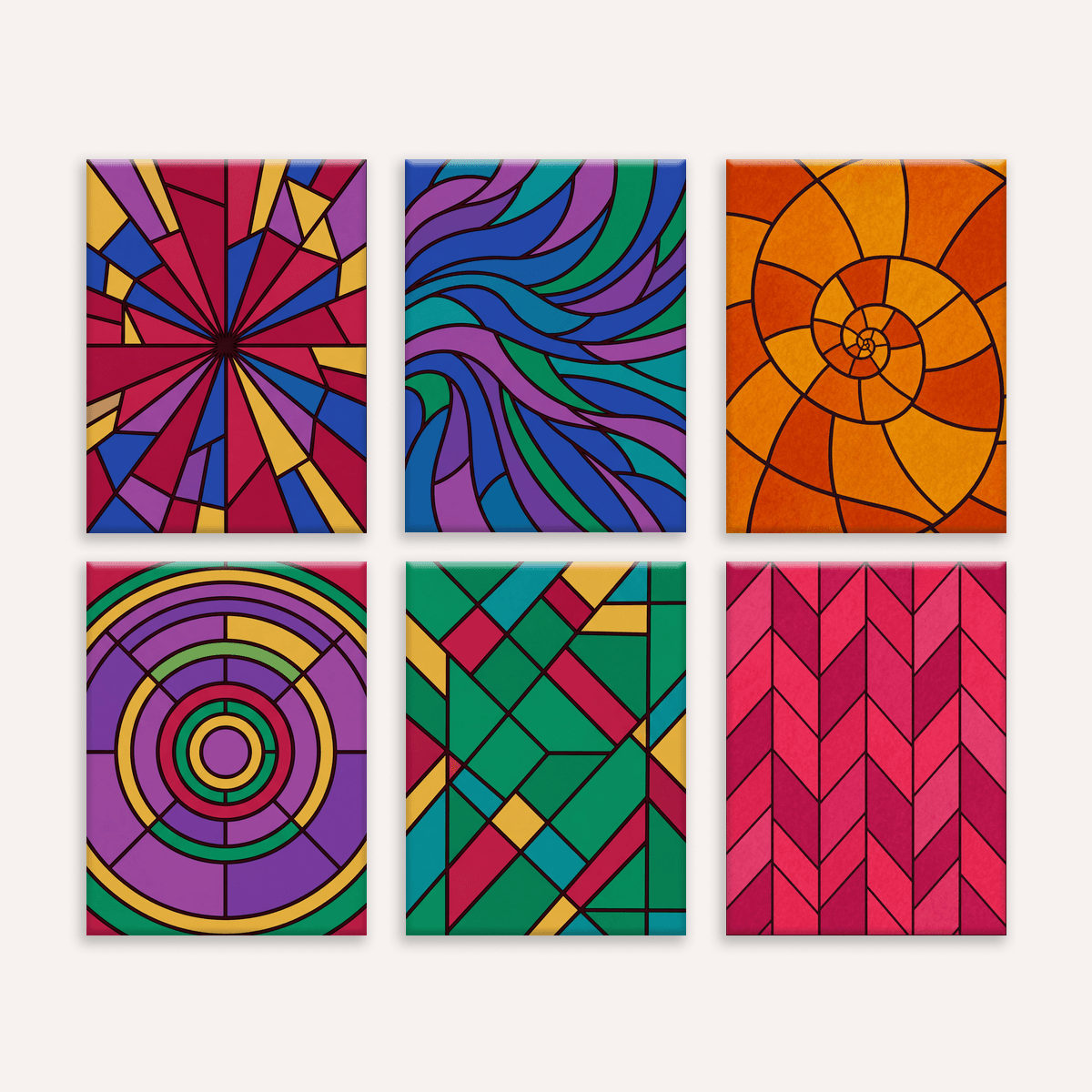 Kaleidoscopic Geometry | 6 Mini Kits