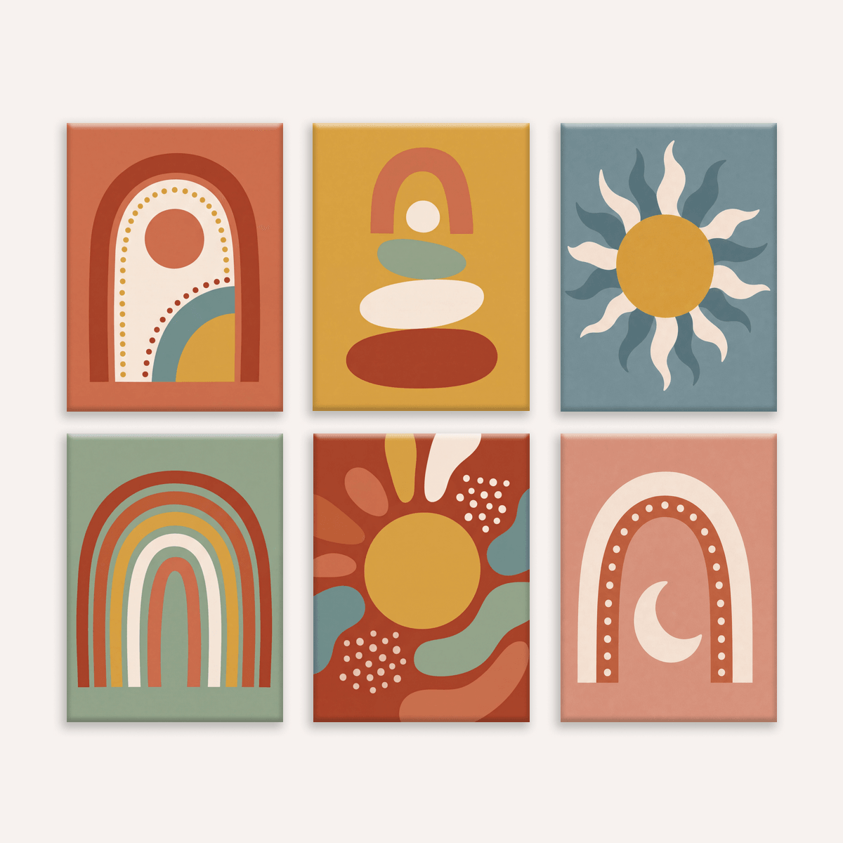 Mid Century Forms | 6 Mini Kits