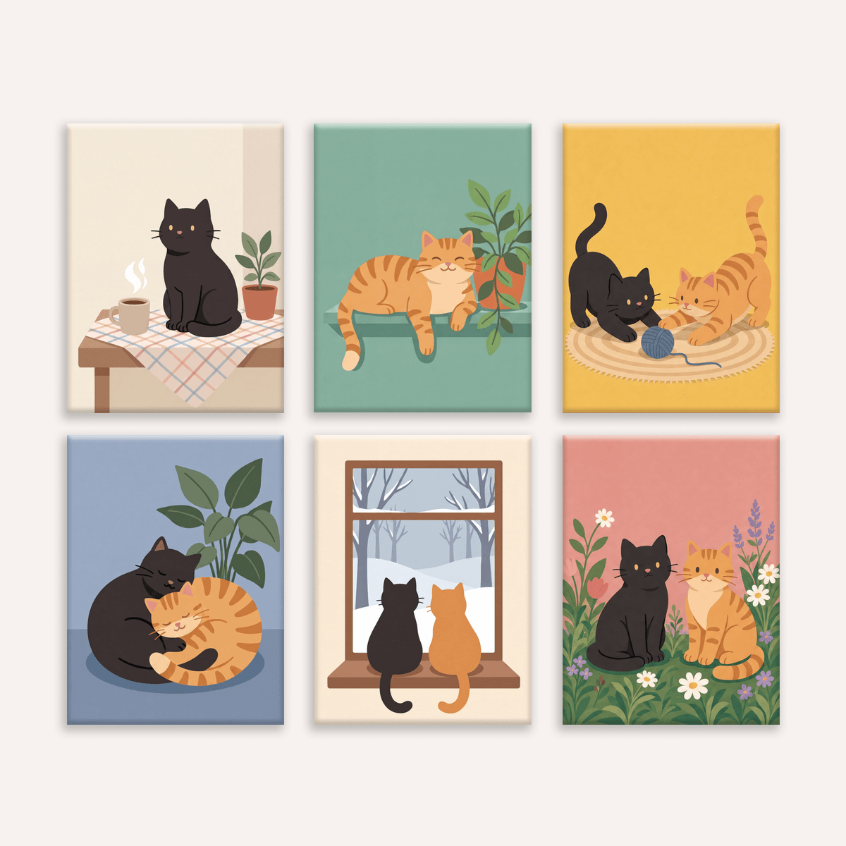 Cat Duo | 6 Mini Kits