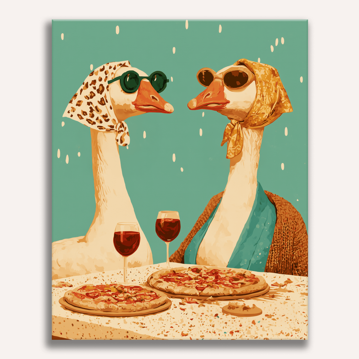 Dinner with Geese