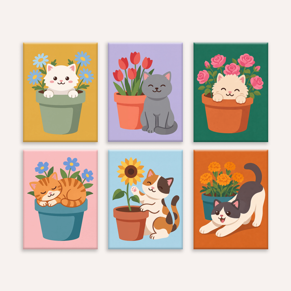 Kitty Garden | 6 Mini Kits