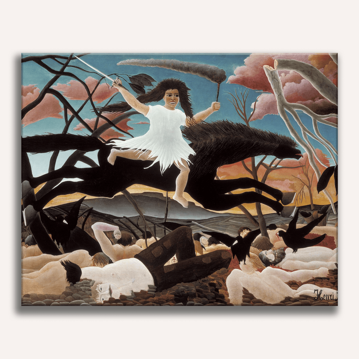 War by Henri Rousseau