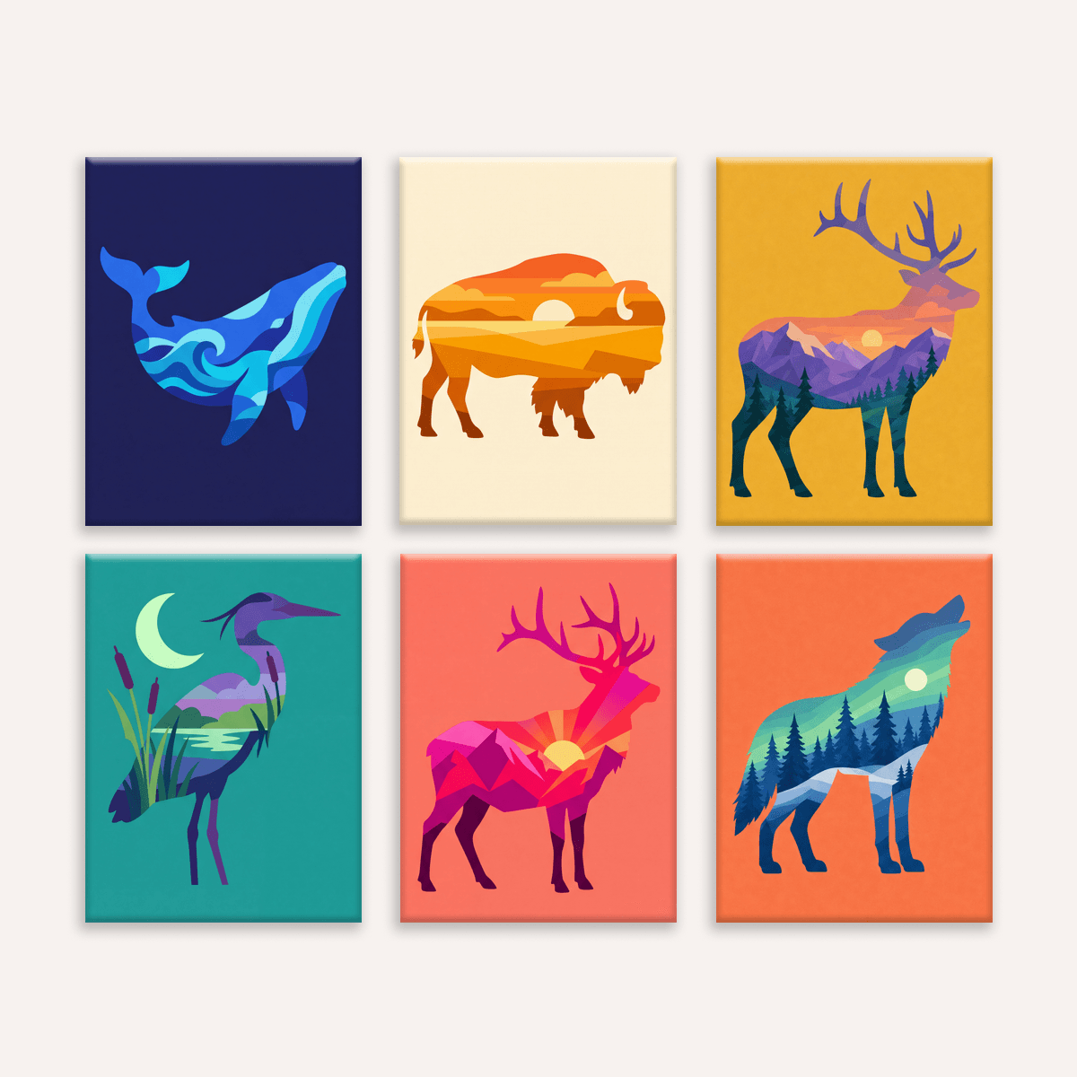 Wild Abstraction | 6 Mini Kits