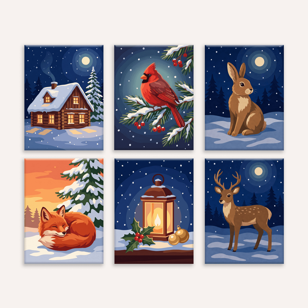 Winter Nights | 6 Mini Kits