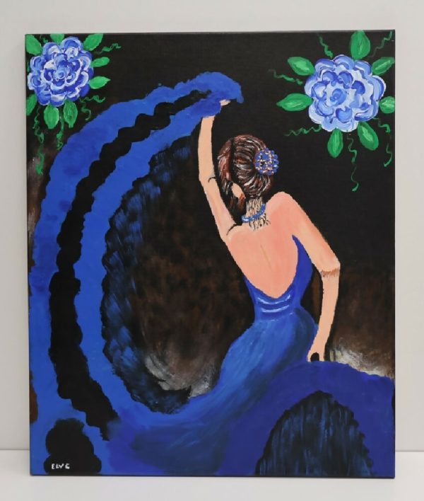 Woman in Blue