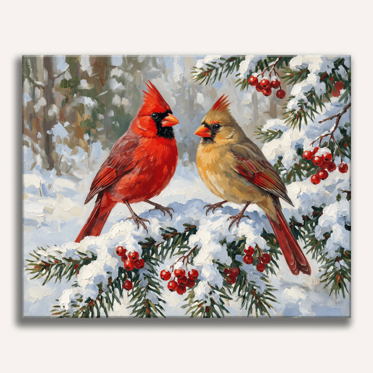 Cardinal Winter Glow