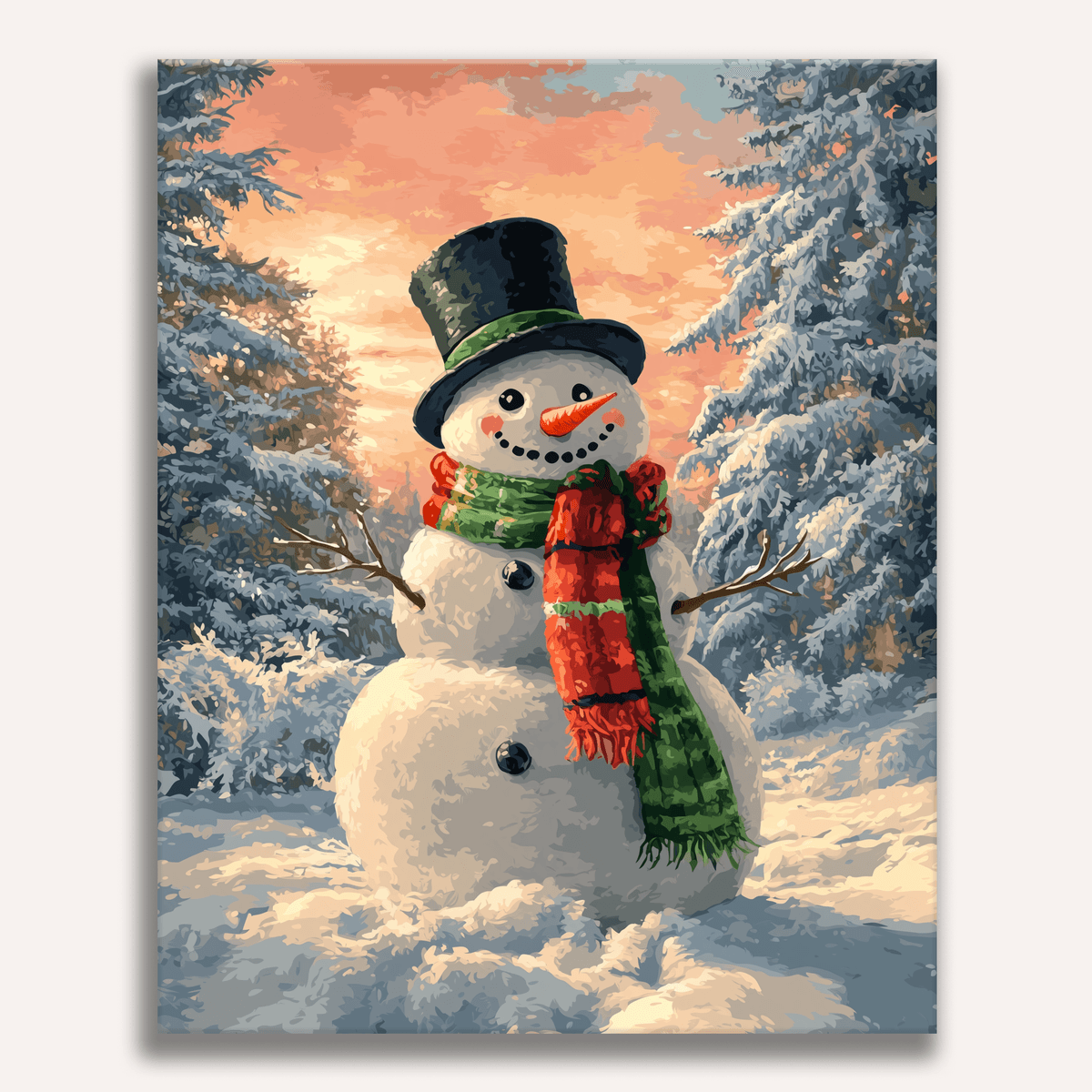 Cheerful Snowman
