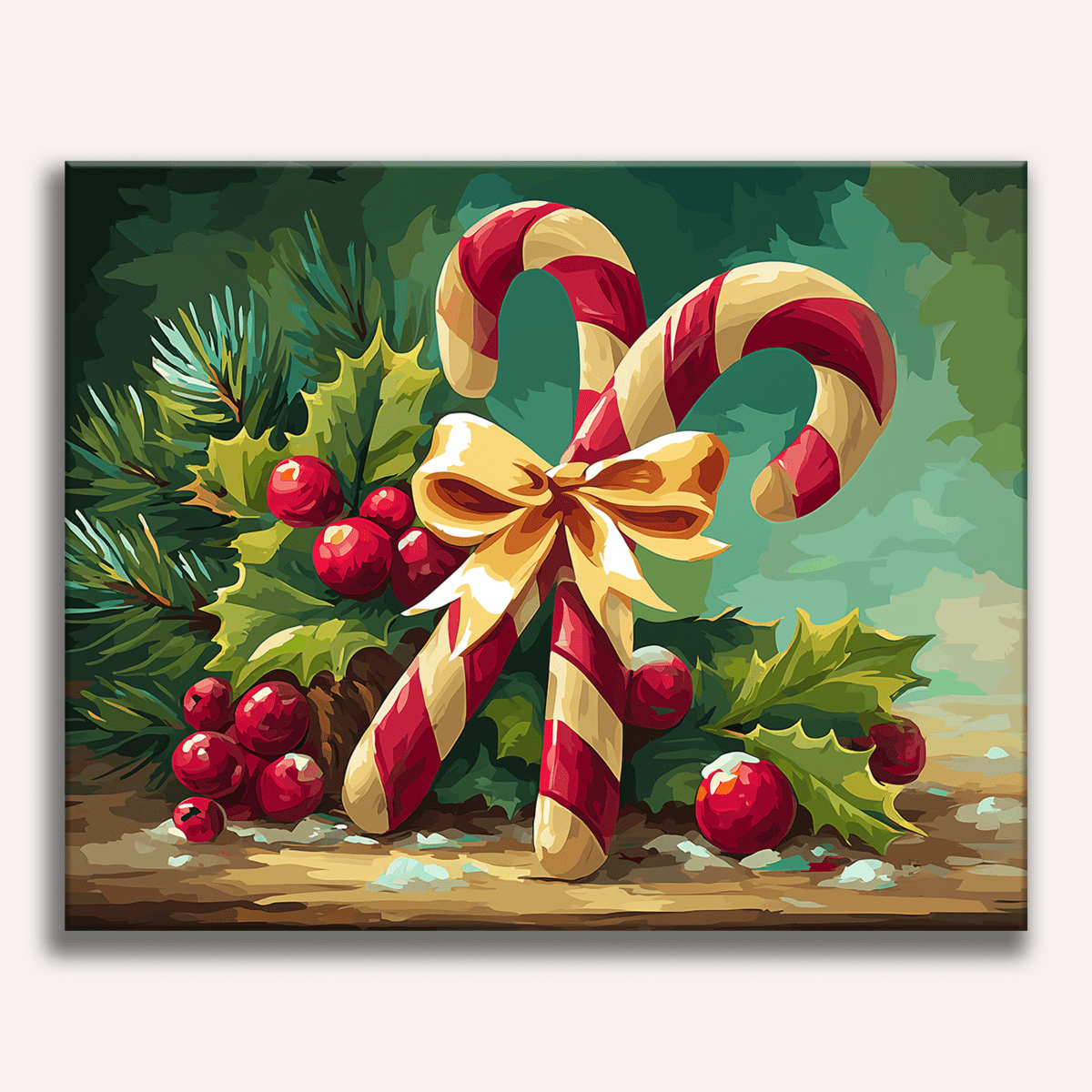 Ribbon Candy Cane