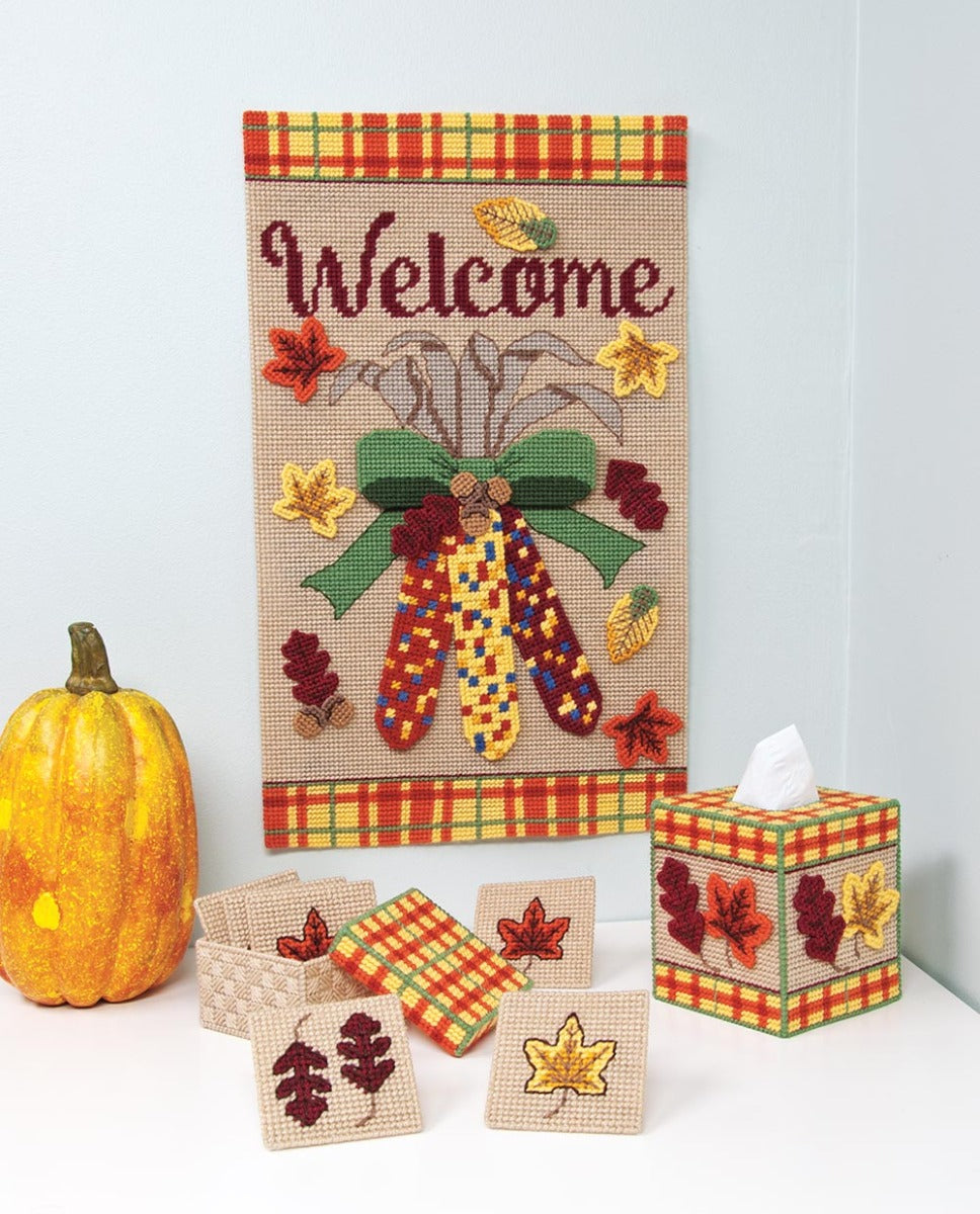 Fall Welcome Plastic Canvas Ensemble