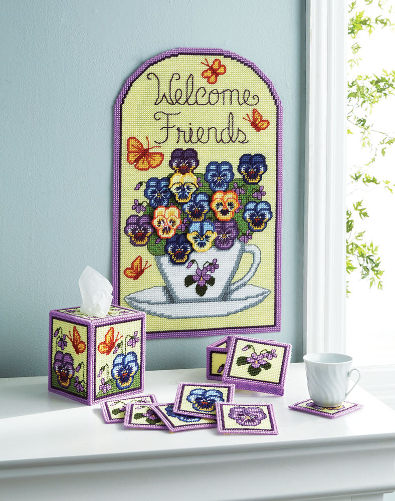 Tea Time Pansy Ensemble