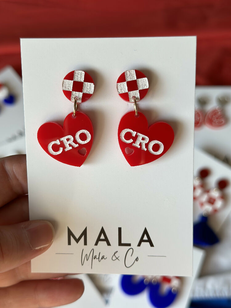 Croatian Heart Dangles