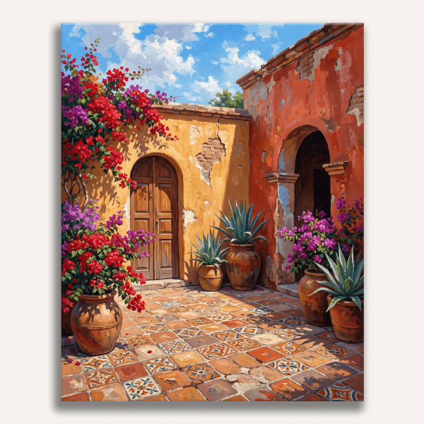 Oaxaca Courtyard