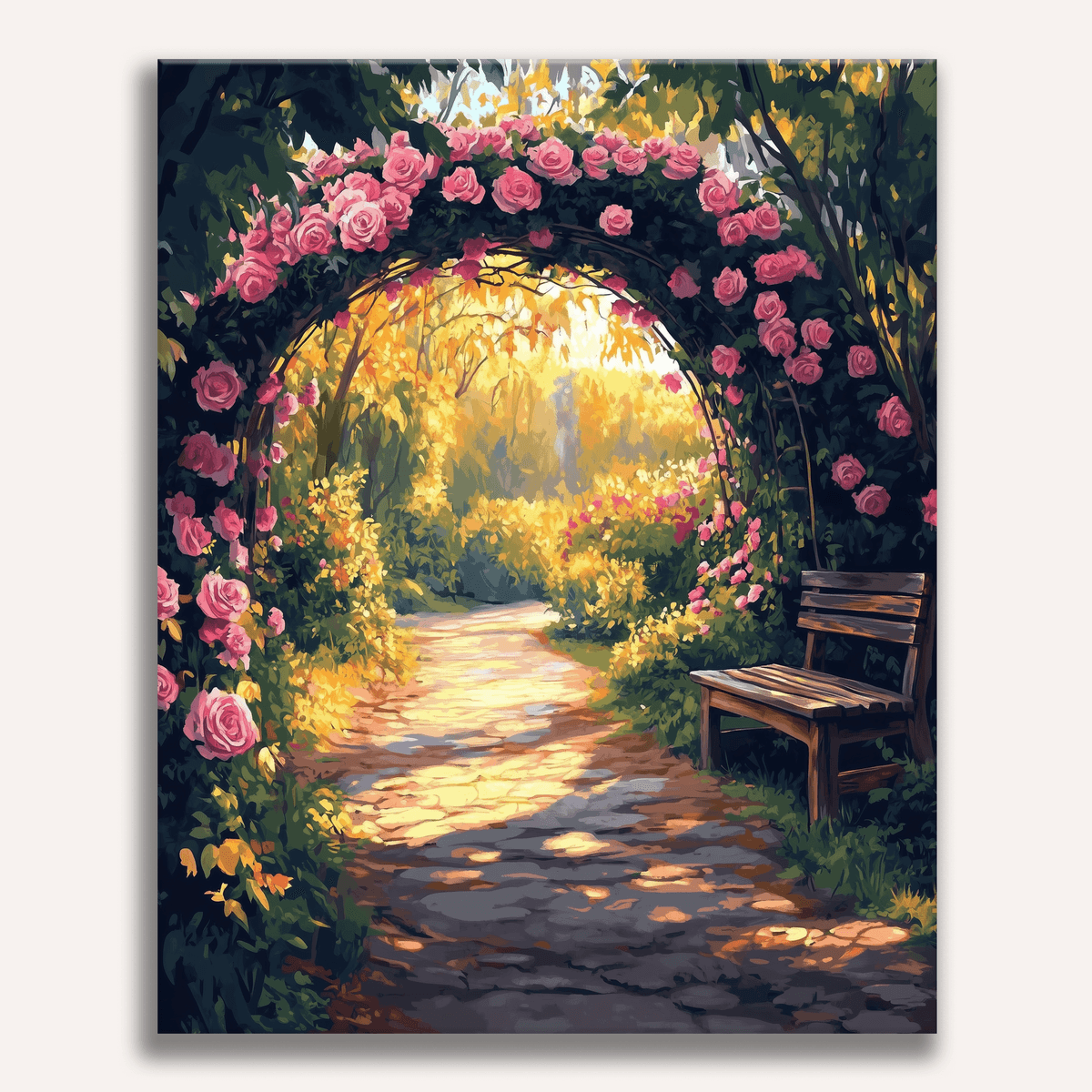 Pink Rose Arch