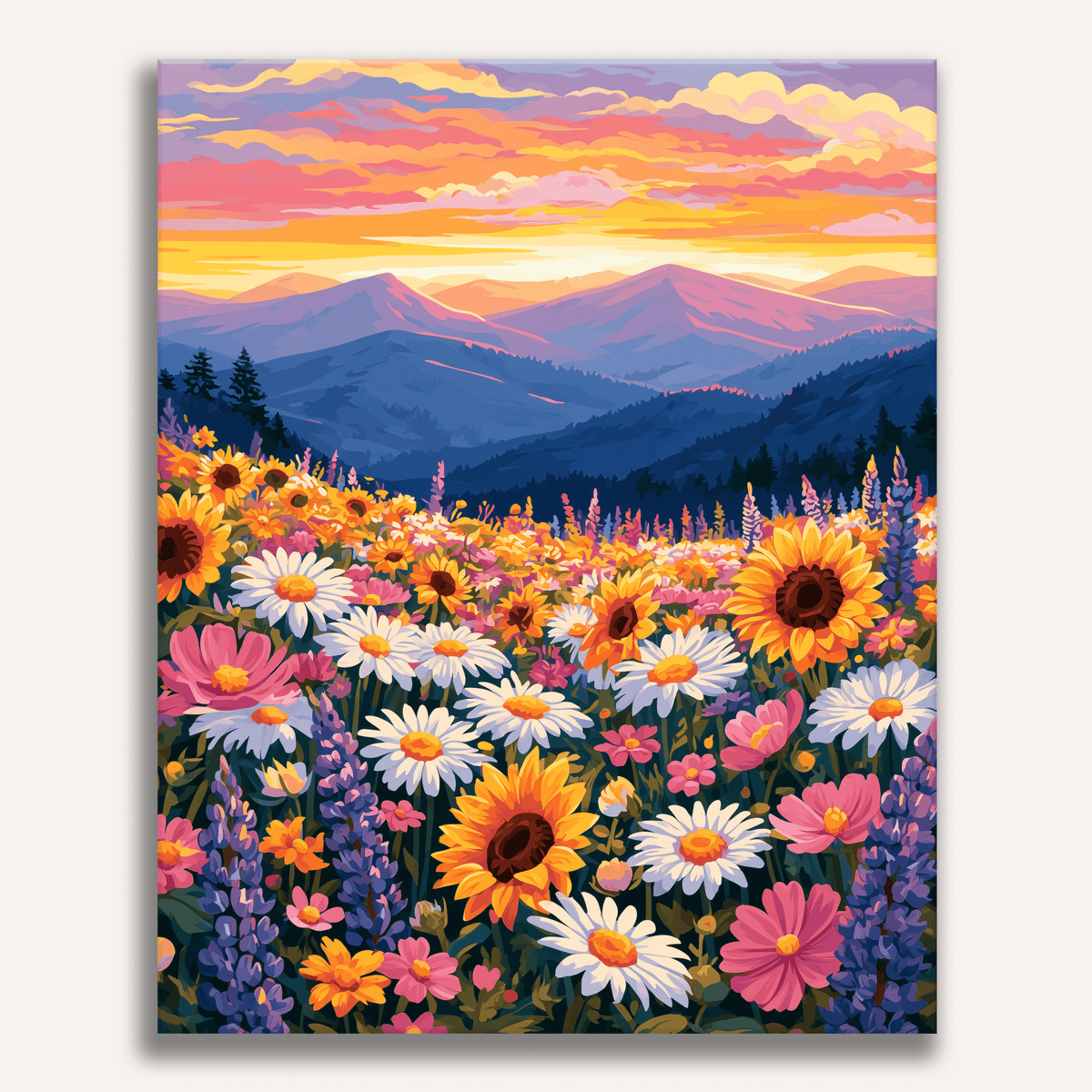 Vibrant Flower Meadow