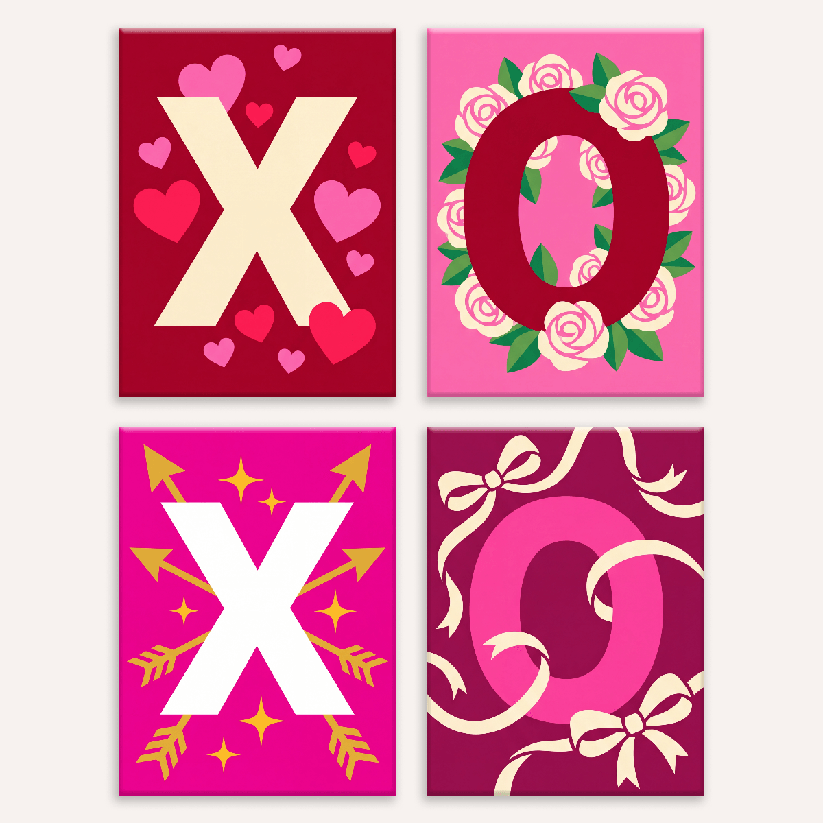 XOXO | 4 Mini Kits