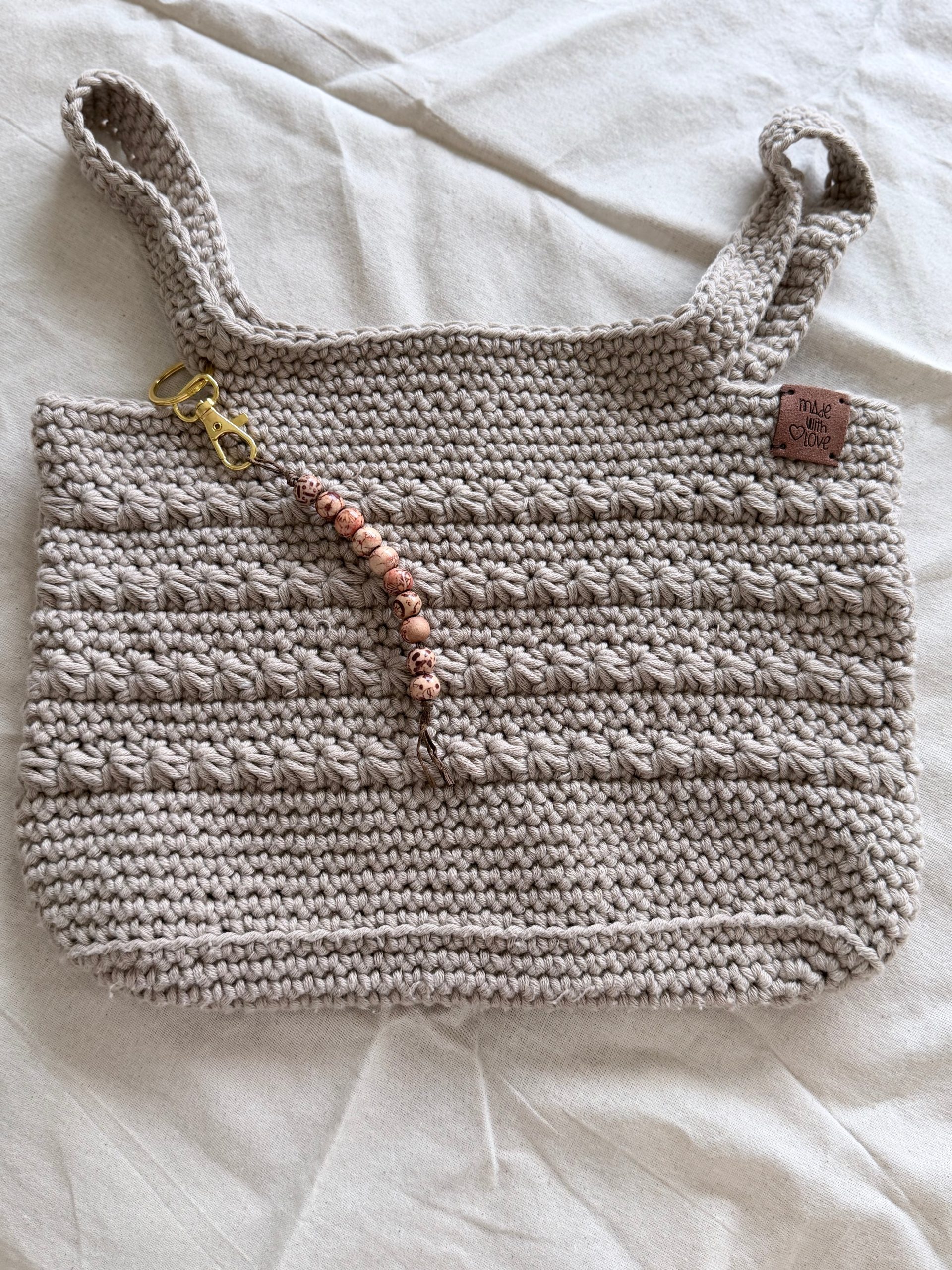 #111 Star Handbag with Beaded keychain