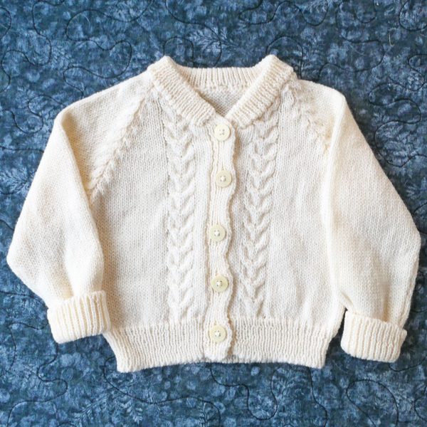 Baby/kid's cardigan /jacket. Size 0-1. Handmade, Aussie wool,
