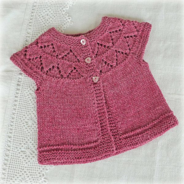 Cardigans: Special occasion cardigans. baptism. wedding. Lace yoke