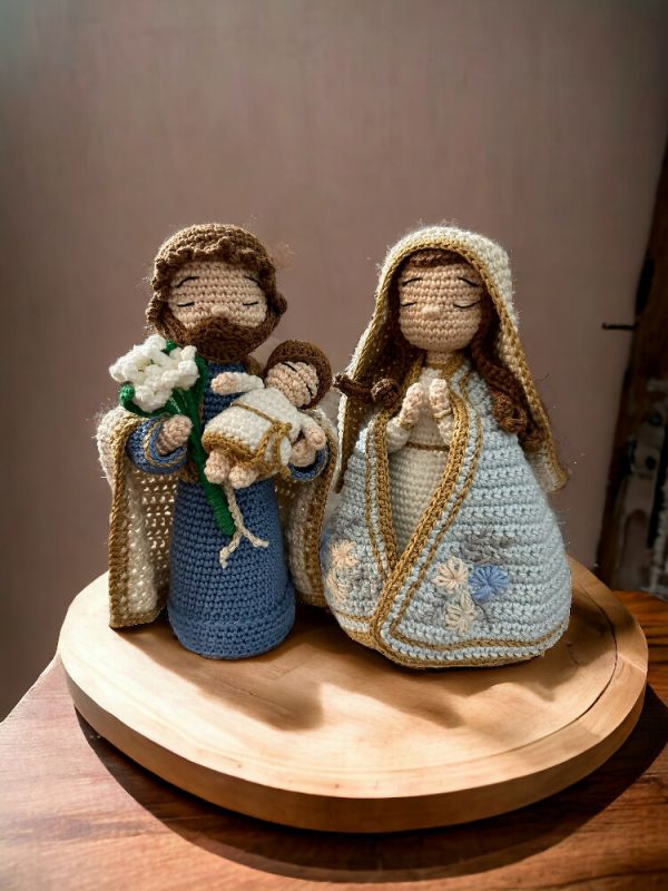 Christmas Crochet Holy Family Updated