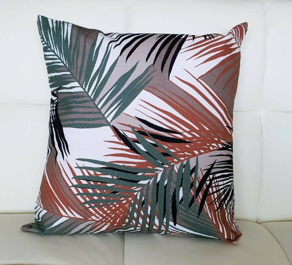 PALM LEAF Cushion Covers - Standard 45cm x 45cm by JollyThreads