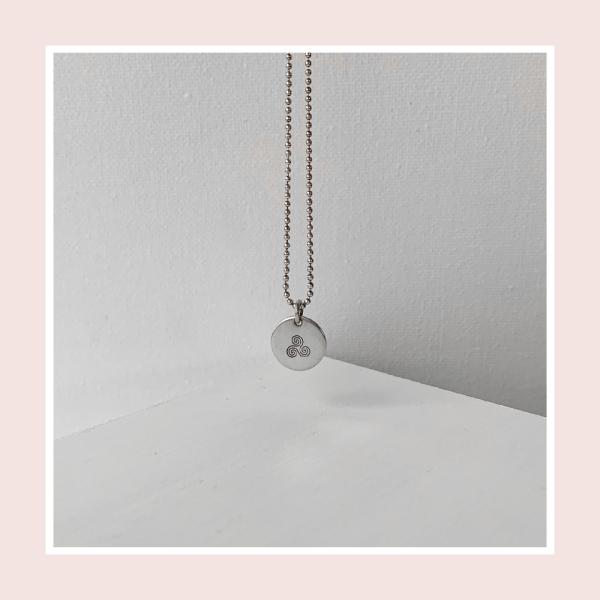 Triskele | Triple Sprial | Sterling Silver Necklace