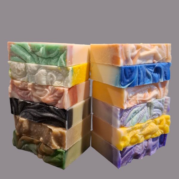 8 x Assorted Bulk Pack of Fragrance Full Size (130g each) Handmade Soapbars