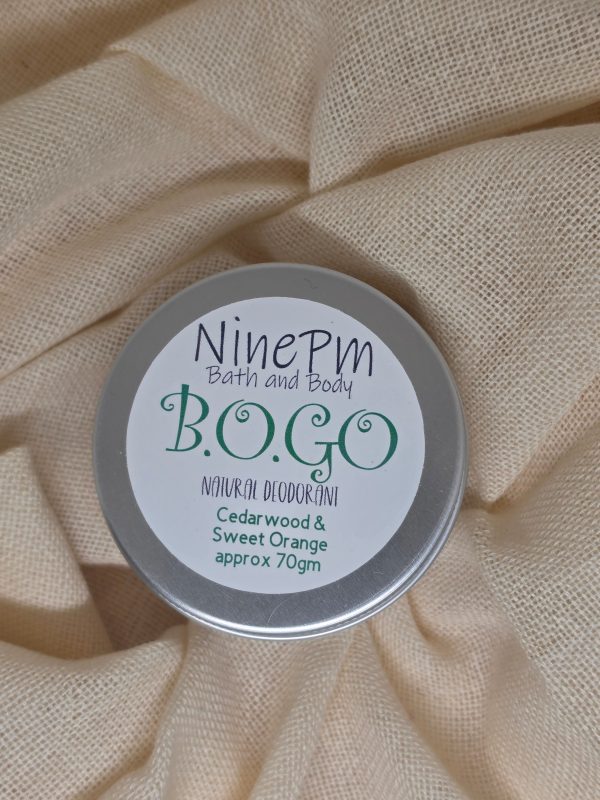 B.O.GO Natural Deodorant Tin (includes Bi-Carb)