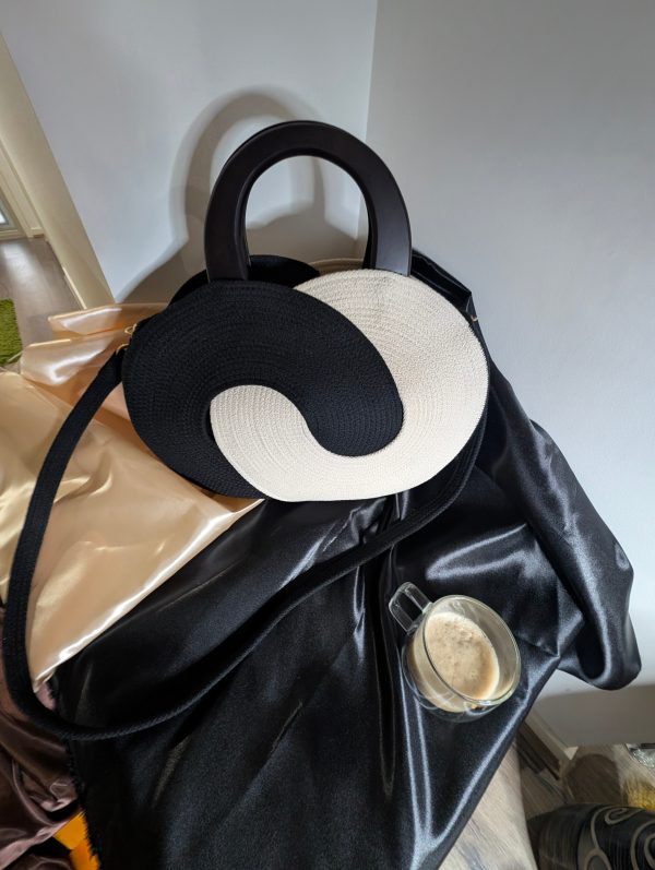 "Yin Yin" (XL) Handmade Cotton Cord Bag