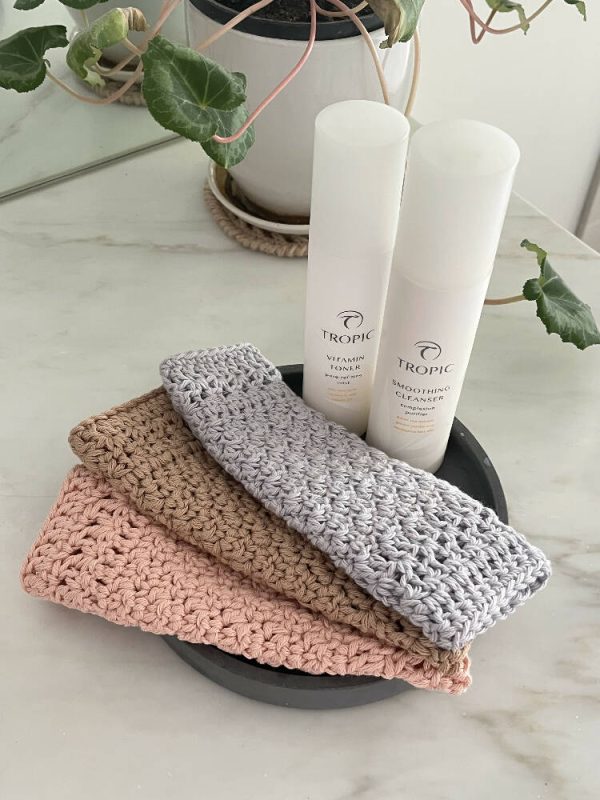 100% Cotton Wipeout Washcloth - Face, Body & Home
