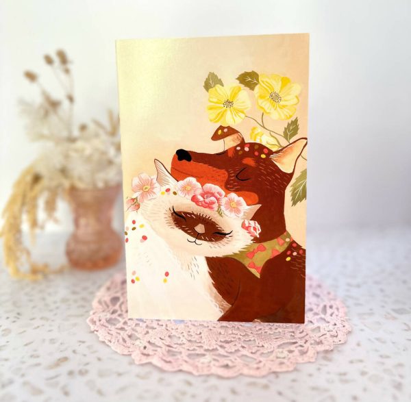 Congratulations Print Greeting Card Wedding & Engagement