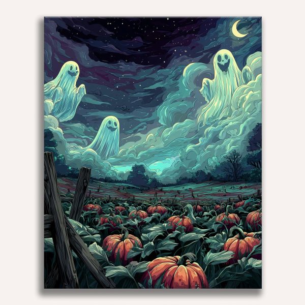 Ghostly Pumpkin Fields