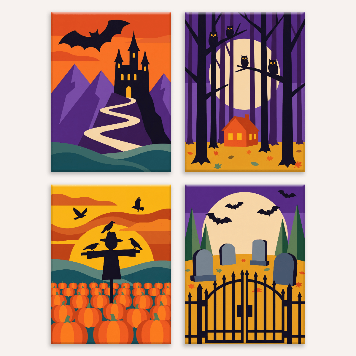 Haunted Nightfall | 4 Mini Kits