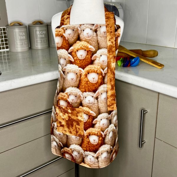 Apron .. Children's Reversible .. Sheep