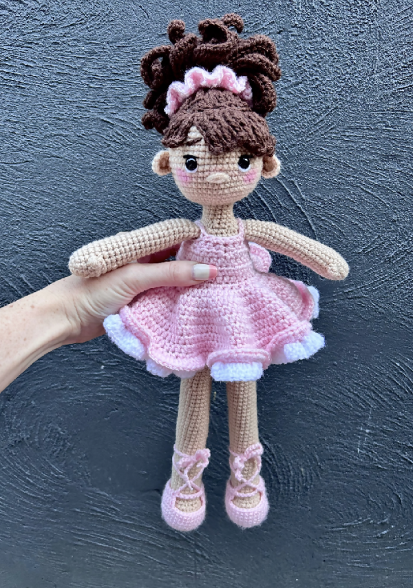 Crochet Ballerina Doll Plushie