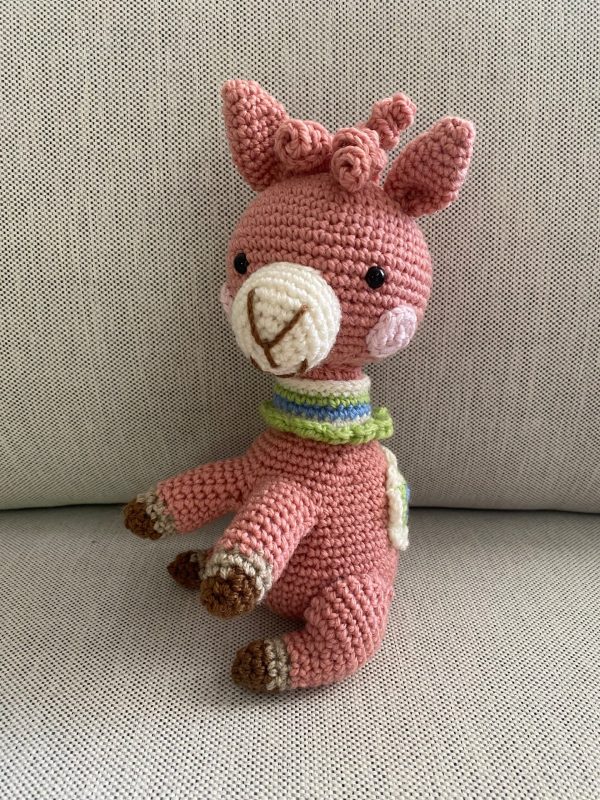 Llama - crocheted toy