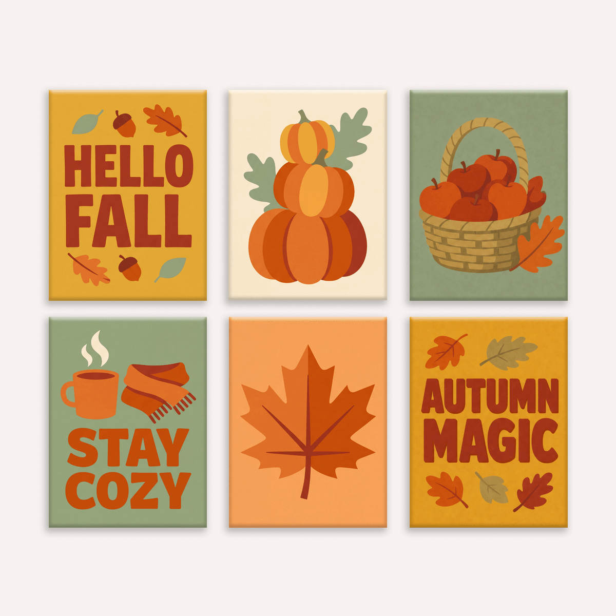 Hello Fall | 6 Mini Kits