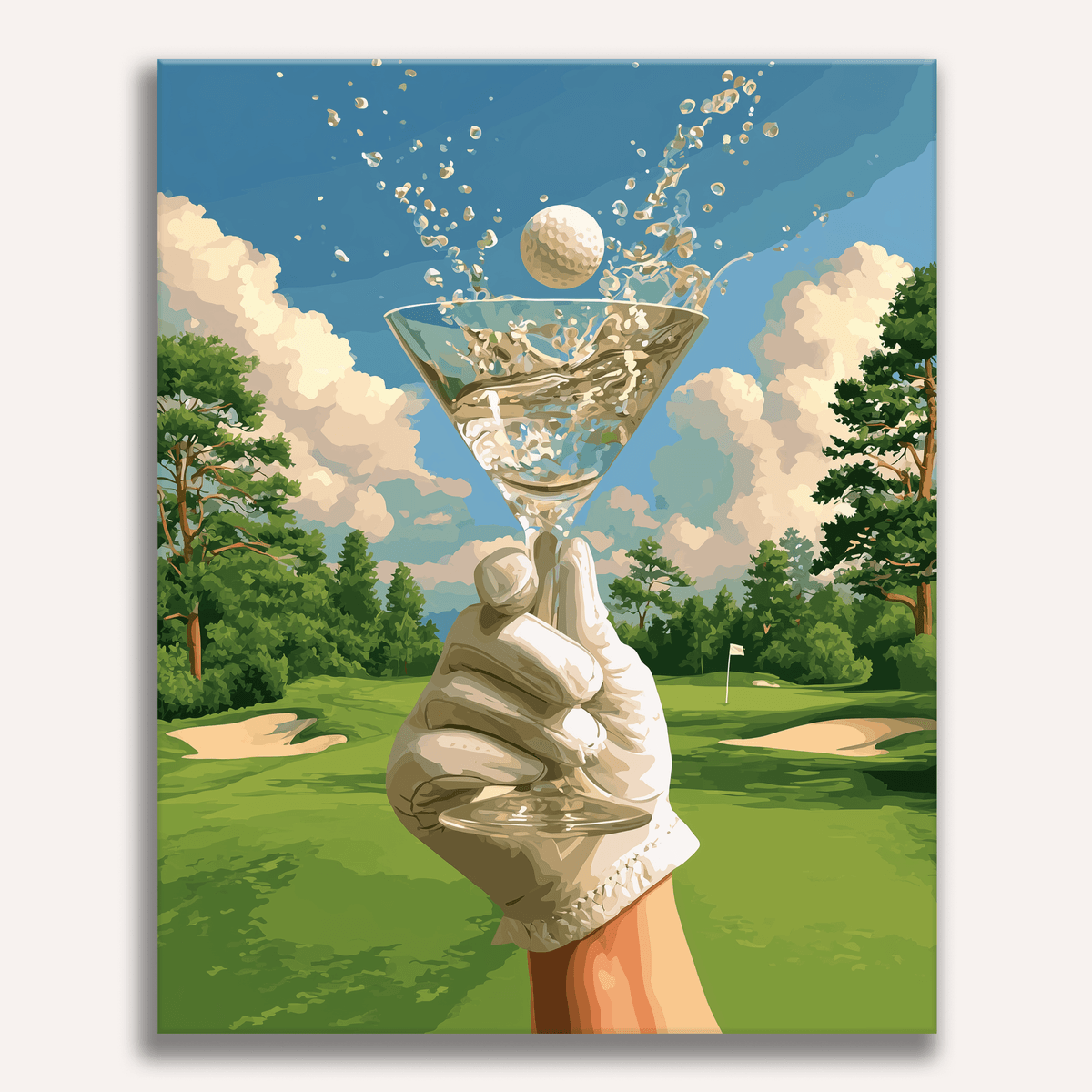 Martini Golfing