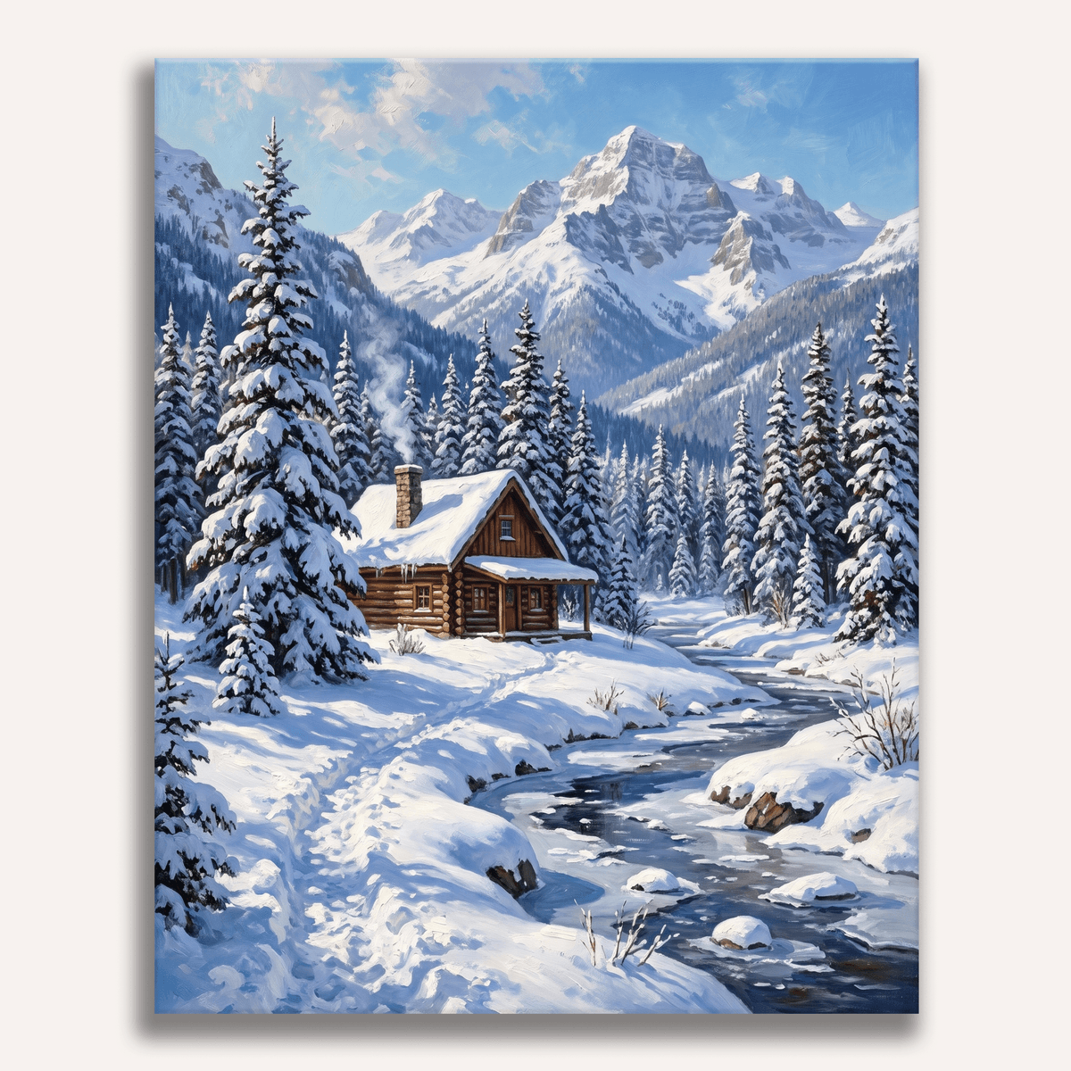 Snowy Cabin