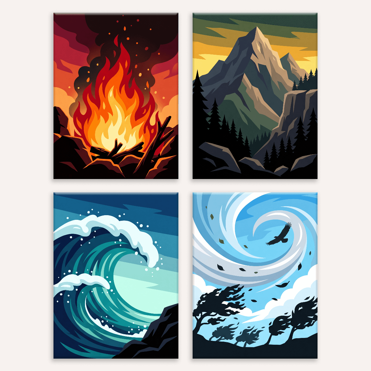 The Four Elements | 4 Mini Kits