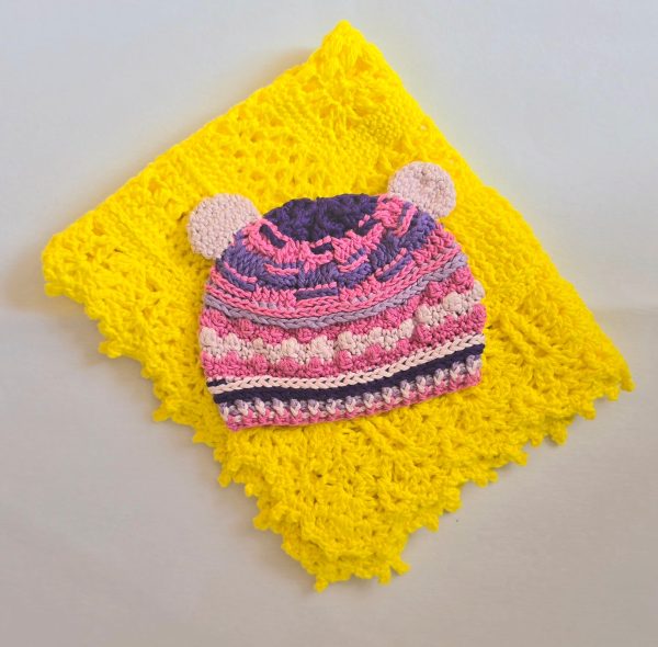 Baby Bear Crocheted Hat
