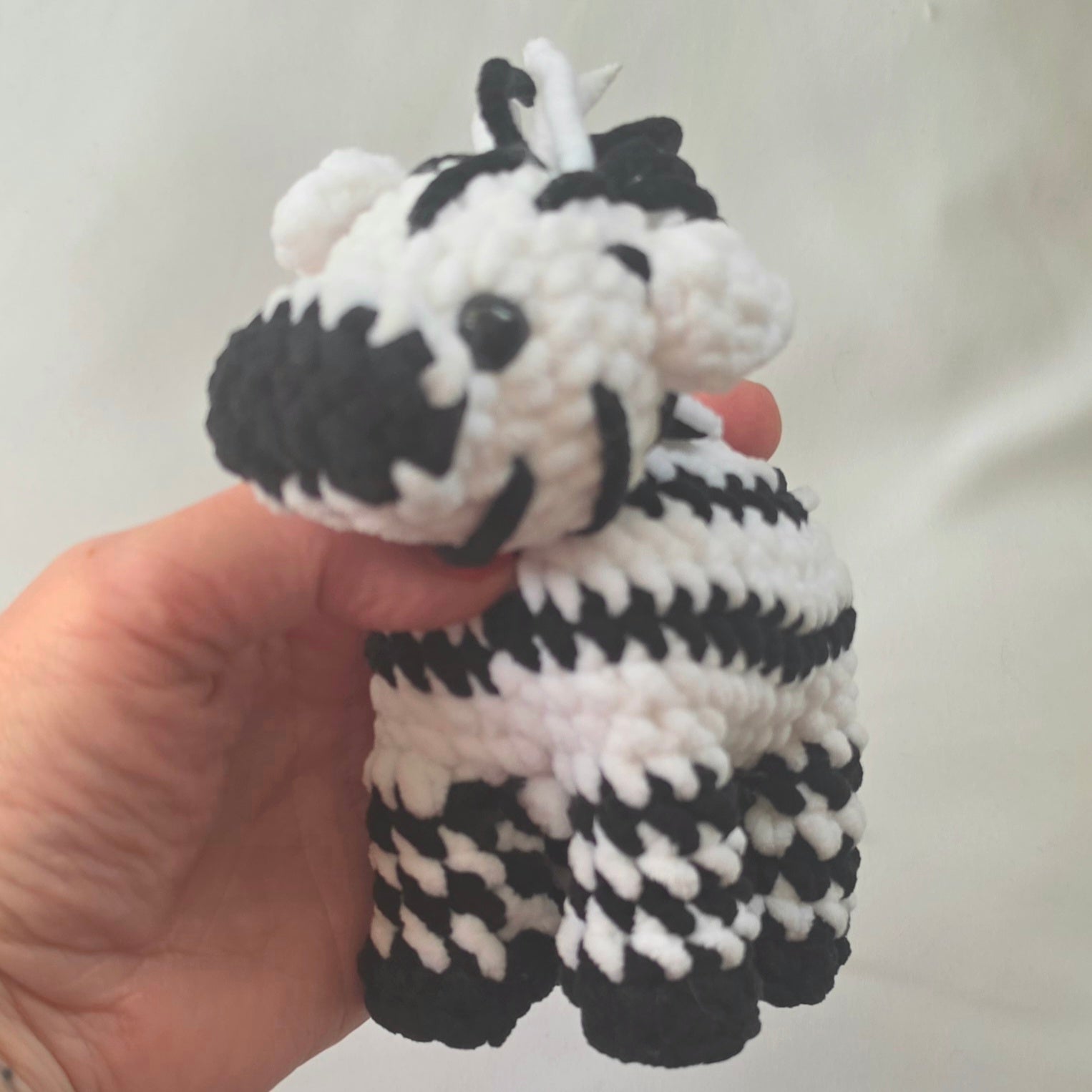 Crocheted Zebra