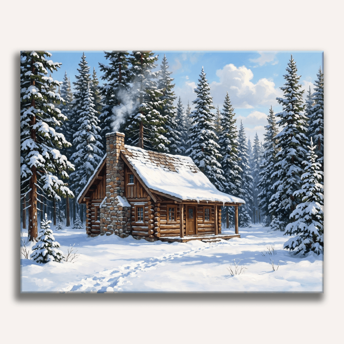 Cabin Snowfall
