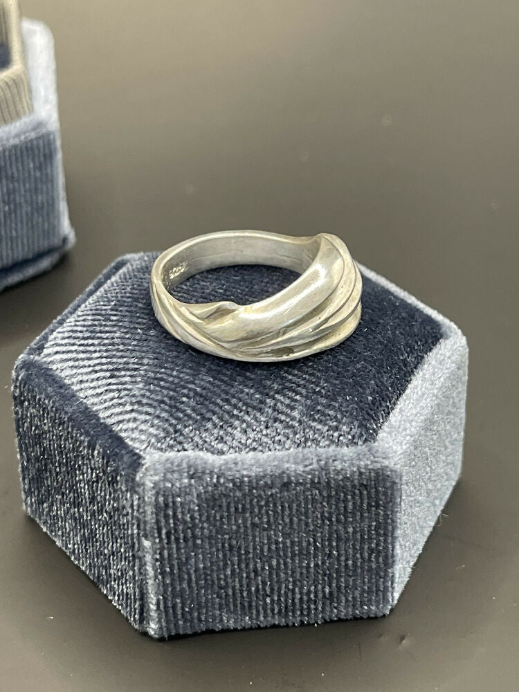 Sterling Silver Wave Ring