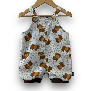 Baby Boys Cotton Overalls - Mixed Prints and SIZES