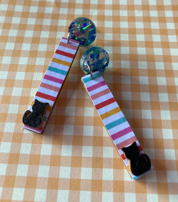 Cat lover earrings
