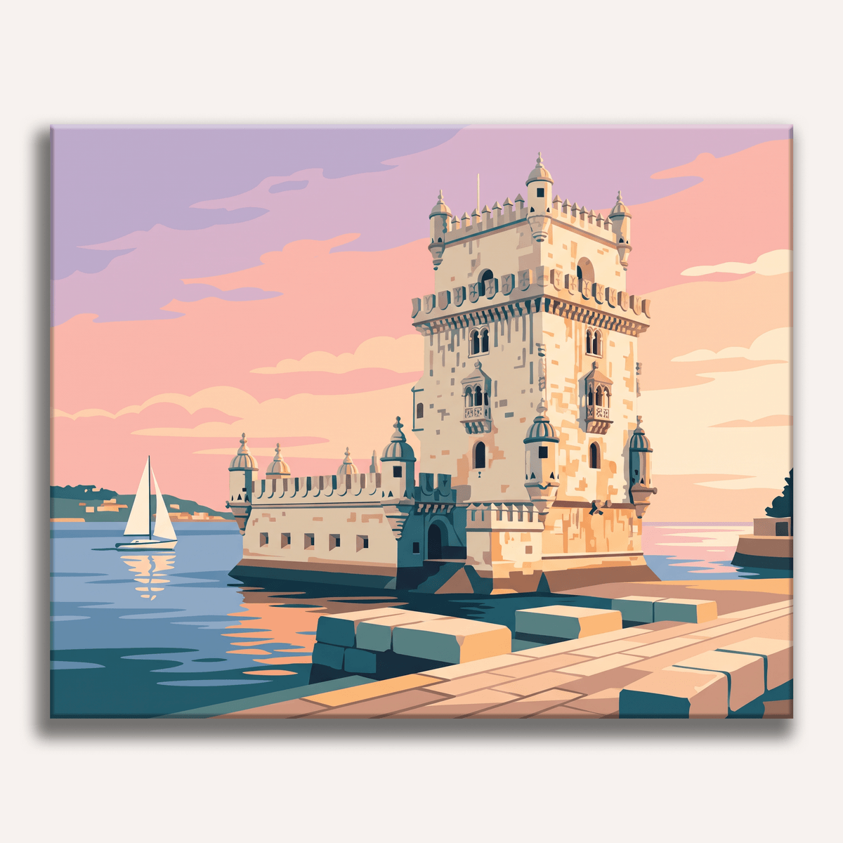 Belem Tower Sunset